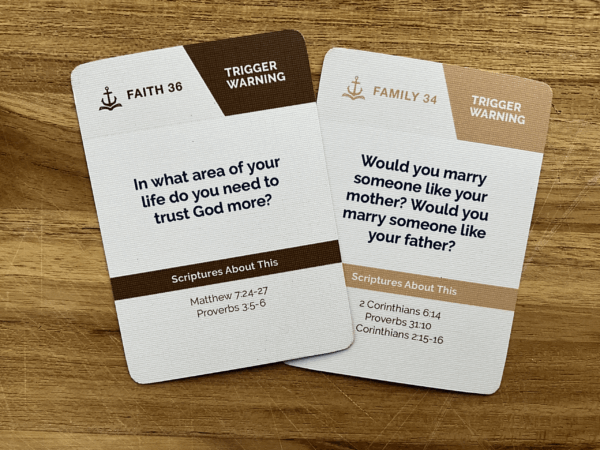 Equally Yoked Conversation Cards: FAITH & FAMILY BUNDLE - Image 3