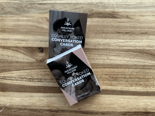 Meachum village conversation cards about family and cards about faith